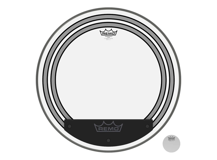 Remo PW-1320-00 Powersonic Clear 20 Basstrommeskinn 